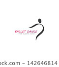 ballet logo vector illustration icon 142646814