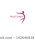 ballet logo vector illustration icon 142646838