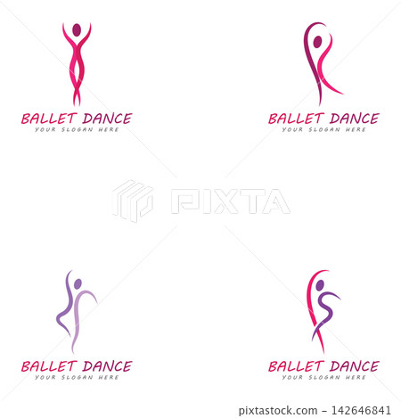 ballet logo vector illustration icon ballet logo vector illustration icon 142646841