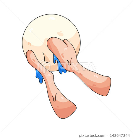 Illustration of face wash Illustration of face wash 142647244