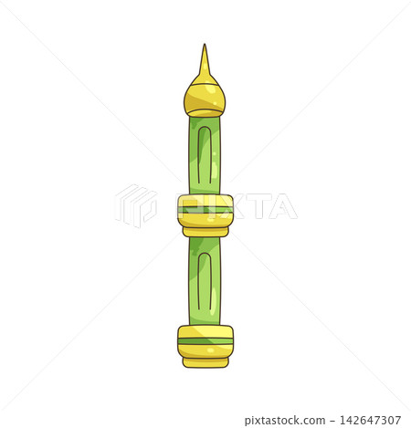 Illustration of minaret tower Illustration of minaret tower 142647307