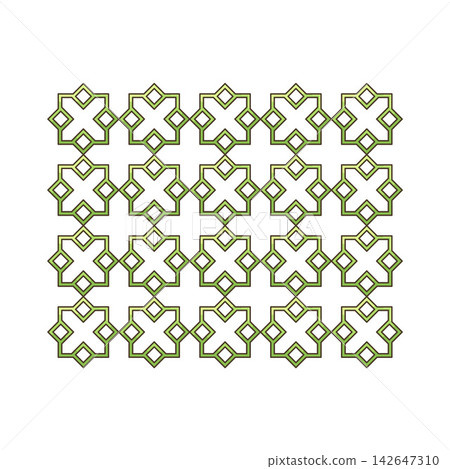 Illustration of islamic pattern Illustration of islamic pattern 142647310