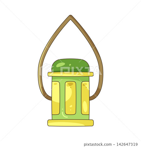 Illustration of mosque lamp 142647319