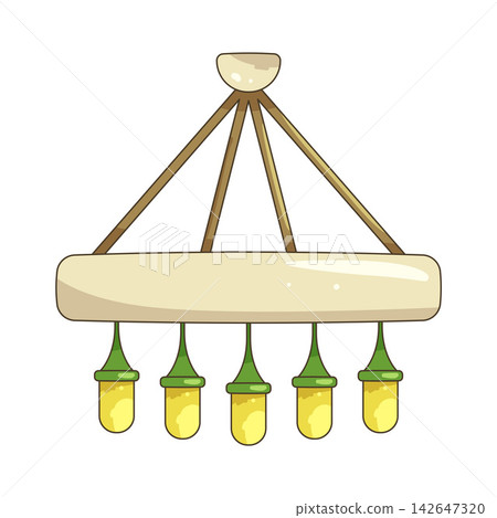 Illustration of chandelier mosque Illustration of chandelier mosque 142647320