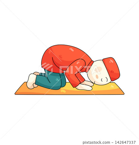 Illustration of people praying Illustration of people praying 142647337