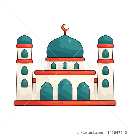 Illustration of mosque Illustration of mosque 142647340