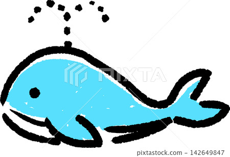 可愛又充滿奇思妙想的鯨魚線條畫。 可愛又充滿奇思妙想的鯨魚線條畫。 142649847