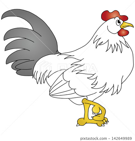 Hand-drawn animal illustration ☆ Chicken Hand-drawn animal illustration ☆ Chicken 142649989