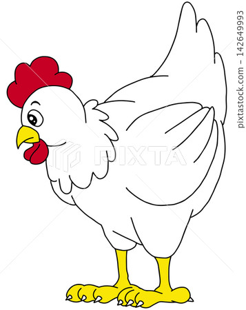 Hand-drawn animal illustration ☆ Chicken Hand-drawn animal illustration ☆ Chicken 142649993