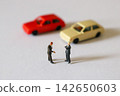 Two businessmen negotiating a deal | Used car sales/automobile dealer image 142650603