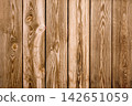Wooden planks form a warm and inviting texture for background settings 142651059