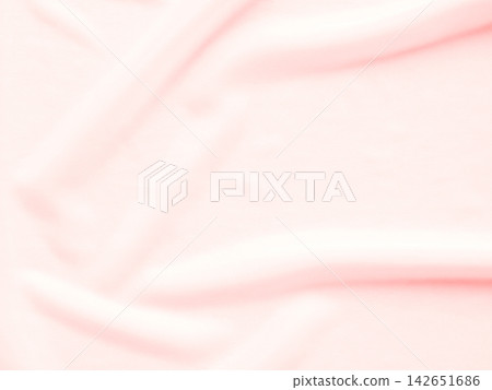Background pink silk clouth wave abstract texture soft tablecloth cotton textile backdrop cosmetic beauty template presentation, silky velvet linen mockup cloth dress curtain backdrop clothing. Background pink silk clouth wave abstract texture soft tablecloth cotton textile backdrop cosmetic beauty template presentation, silky velvet linen mockup cloth dress curtain backdrop clothing. 142651686