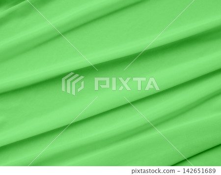 Green fabrick texture background silk cloth abstract emerald pattern abstract fashion material dark light canvas textile curve card mockup environment eco System zero carbon product presentation. Green fabrick texture background silk cloth abstract emerald pattern abstract fashion material dark light canvas textile curve card mockup environment eco System zero carbon product presentation. 142651689