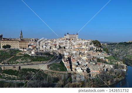 The beautiful cityscape of Toledo, a UNESCO World Heritage site in central Spain. The beautiful cityscape of Toledo, a UNESCO World Heritage site in central Spain. 142651732