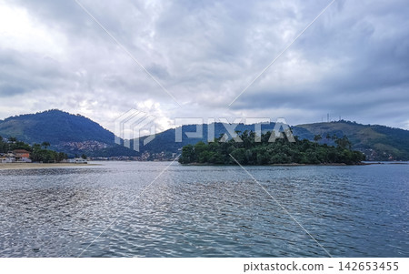 Panorama of tropical islands island in Angra dos Reis Brazil. Panorama of tropical islands island in Angra dos Reis Brazil. 142653455