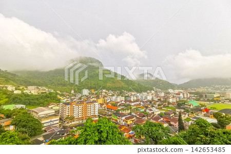 Angra dos Reis Brazil mountain city sea landscape panorama. Angra dos Reis Brazil mountain city sea landscape panorama. 142653485