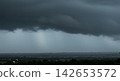 Heavy nimbostratus clouds covering the sky 142653572