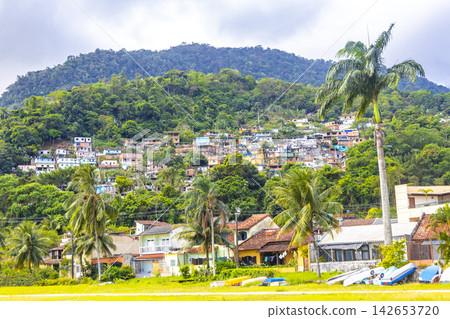Angra dos Reis Brazil mountain city sea landscape panorama. Angra dos Reis Brazil mountain city sea landscape panorama. 142653720