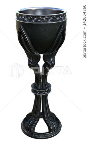 Fantasy medieval goblet 3d render Fantasy medieval goblet 3d render 142654560