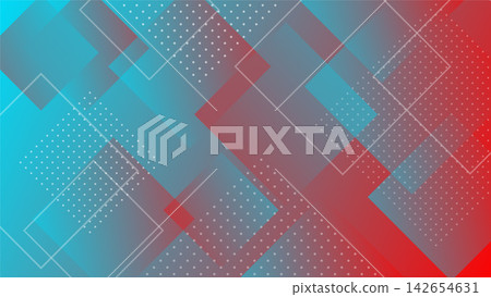 Light blue and red geometric gradient background, 16:9 aspect ratio. Light blue and red geometric gradient background, 16:9 aspect ratio. 142654631