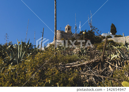 Mount Lycabettus, Athens, Greece, hiking and climbing to Lycabettos hill and Holy Church of Saint George of Lycabettus, Attica, Athens cityscape panorama view in sunny day, Lykavittos Greek landscape Mount Lycabettus, Athens, Greece, hiking and climbing to Lycabettos hill and Holy Church of Saint George of Lycabettus, Attica, Athens cityscape panorama view in sunny day, Lykavittos Greek landscape 142654947