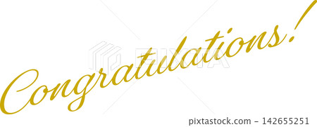 Congratulations! - Congratulations! in cursive! Congratulations! - Congratulations! in cursive! 142655251