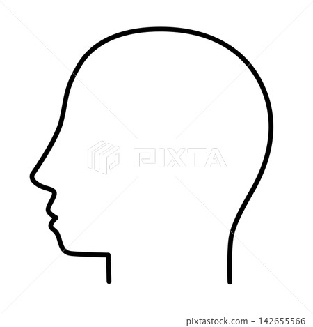 簡易個人資料圖示插圖(線條畫)001 簡易個人資料圖示插圖(線條畫)001 142655566