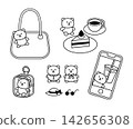毛絨玩具收藏的簡單插圖素材 142656308