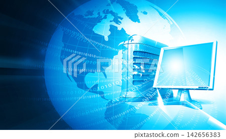 world with modern computer world with modern computer 142656383
