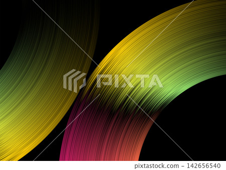 Colorful holographic circles with flowing metallic gradient, abstract background Colorful holographic circles with flowing metallic gradient, abstract background 142656540