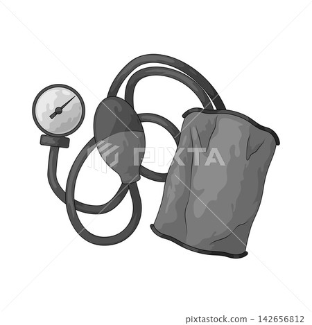 Illustration of Manual Blood Pressure Monitor Illustration of Manual Blood Pressure Monitor 142656812