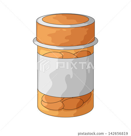 Illustration of Pill Bottle Illustration of Pill Bottle 142656819