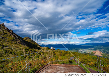Showa Shinzan and Lake Toya (Mt. USU) Showa Shinzan and Lake Toya (Mt. USU) 142657281
