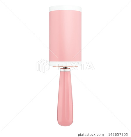 Sticky lint roller, beauty salon and cosmetic, 3d Illustration Sticky lint roller, beauty salon and cosmetic, 3d Illustration 142657505