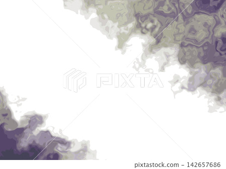 紫灰色水彩大理石角背景 142657686