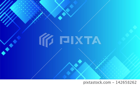 Blue and light blue geometric gradient background, 16:9 aspect ratio. Blue and light blue geometric gradient background, 16:9 aspect ratio. 142658262