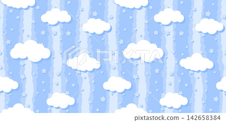 Blue comic light for growth vector pattern and anime seamless sky. Cloud boy argyle for gingham stripe harlequin and summer repeat graphic. Shape heart wallpaper for check lattice grid. 142658384
