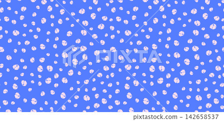 Scattered polkadot pattern with simple pink vector and dot geometric small. Seamless stripes bg with japanese baby poka and wallpaper grunge background. Minimal confetti polka with dots. Scattered polkadot pattern with simple pink vector and dot geometric small. Seamless stripes bg with japanese baby poka and wallpaper grunge background. Minimal confetti polka with dots. 142658537