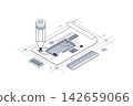 construction plan in creation progress,Architectural engineering concept 142659066