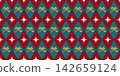 Gingham christmas ribbon for pattern merry seamless and preppy stripe background. Bow vintage bg for cover birthday knot and vector holiday valentine. Print red repeat for backdrop aesthetic star. 142659124