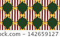 Background ribbon pattern with bow preppy gingham and stripe christmas seamless. Merry simple whimsical with valentine bowknot aesthetic and decorative argyle wallpaper. Lattice texture ornament. 142659127