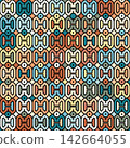 Seamless colorful ornament 142664055