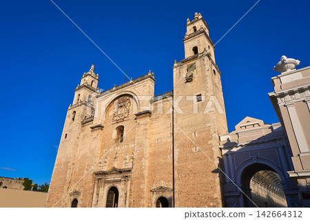 Merida San Idefonso cathedral of Yucatan Merida San Idefonso cathedral of Yucatan 142664312
