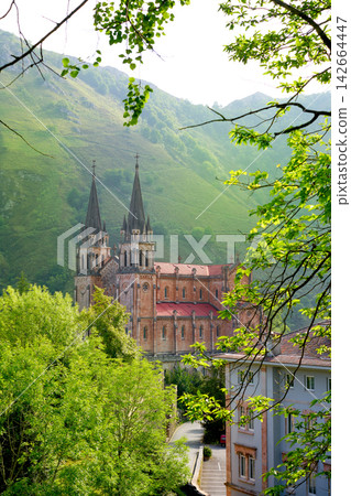 Covadonga Catholic sanctuary Basilica Asturias Covadonga Catholic sanctuary Basilica Asturias 142664447