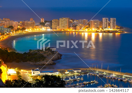 Oropesa de Mar beach La Concha sunset Oropesa de Mar beach La Concha sunset 142664517