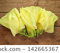 Flower Okra 142665367