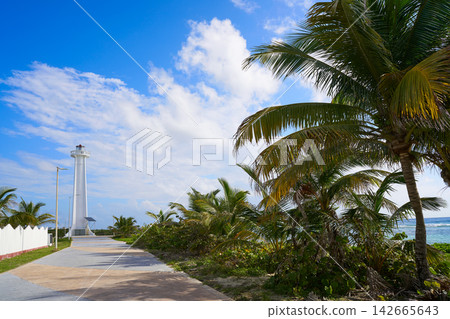 Mahahual lighthouse in Costa Maya Mexico 142665643