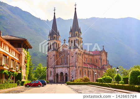 Covadonga Catholic sanctuary Basilica Asturias Covadonga Catholic sanctuary Basilica Asturias 142665784