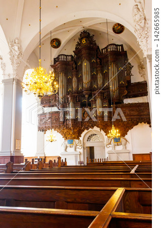 Organ in Church of Our Saviour in Copenhagen, Denmark Organ in Church of Our Saviour in Copenhagen, Denmark 142665985