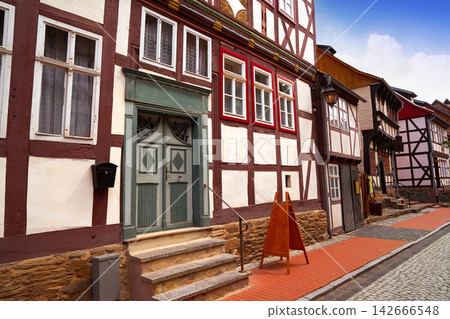 Stolberg facades in Harz mountains Germany Stolberg facades in Harz mountains Germany 142666548
